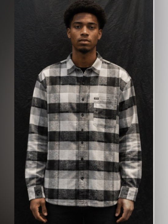 Hollister Other - Hollister Black & White Plaid Button-Down Shirt